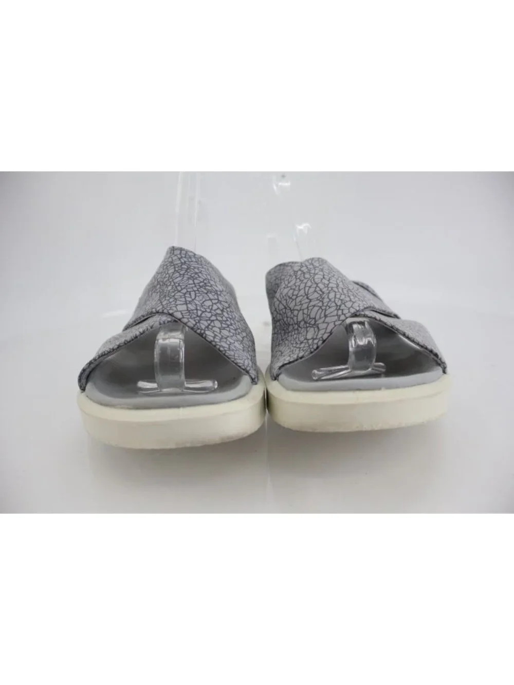 ECCO Women's Size 5 Flowt LX Slide Flat Sandal Women Concrete Gray Comfortable